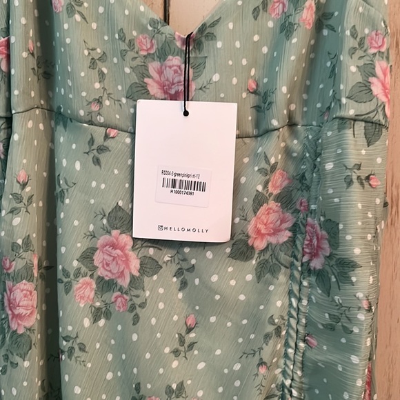 Floral Green Maxi Dress - Picture 12 of 16